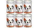 Dog's Love Nassfutter Adult Rind, 6 x 400 g