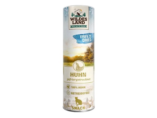 [90227043 1349870] Wildes Land Katzen-Snack Huhn Freeze Dried 30 g