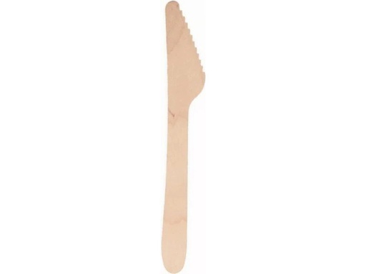 [90227137 1359473] Papstar Einweg-Messer Pure 25 Stück Braun