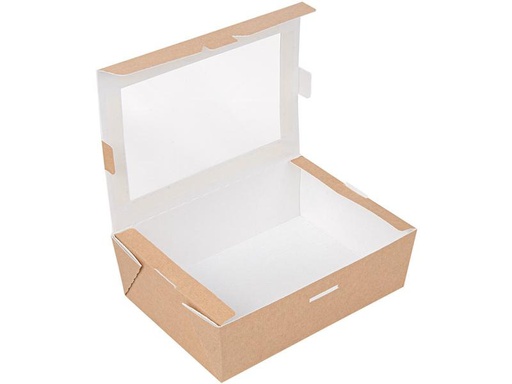 [90227172 1359498] Garcia de Pou Menübox mit Sichtfenster, 1000 ml, 50 Stück