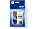Brother Valuepack LC-422 Black/Cyan/Magenta/Yellow