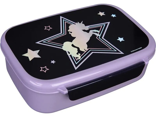 [90227396 1313060] Scooli Lunchbox Einhorn Lila/Schwarz