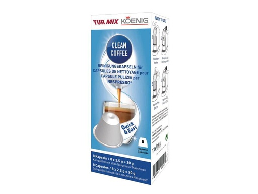 [90037674 925306] Koenig Entkalkungsmittel Clean Coffee 8 x 2.5 g