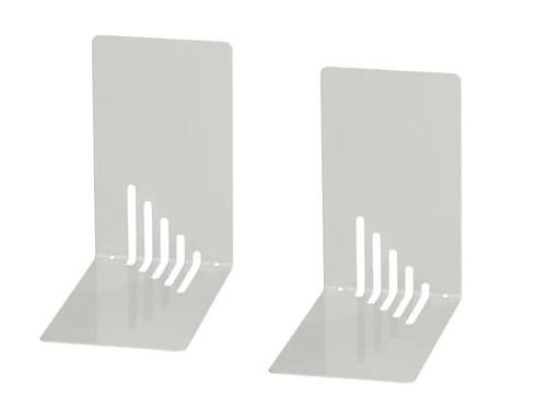 [90037793 486480] Maul Buchstützen-Set S Grau, Metall