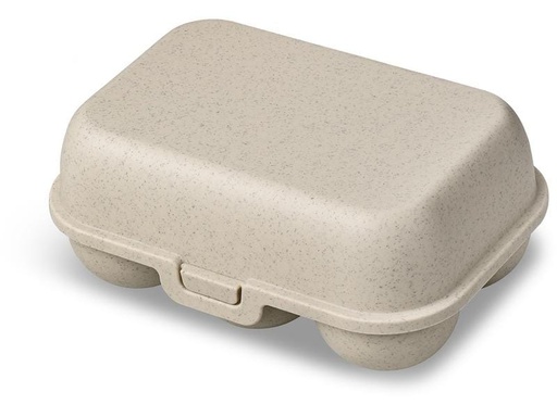 [90227621 1350386] Koziol Eierbox To Go mini 17 cm x 11.8 cm, Sand