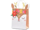 Partydeco Geschenktasche Reh 20.5 x 30 x 10.5 cm, Mehrfarbig