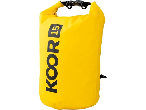 [90227985 1294331] KOOR Dry Bag Zaaino Gelb 15 l