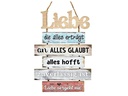 G. Wurm Schild Liebe 33 x 48 cm, Holz