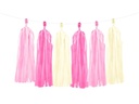 Partydeco Girlande Quasten 1.5 m, Rosa