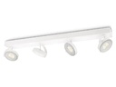 Philips Aufbauspot Warm Glow Clockwork, 4 x 4.5 W, 2000 lm, Weiss