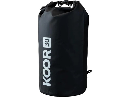 [90228190 1294334] KOOR Dry Bag Zaaino Schwarz 30 l