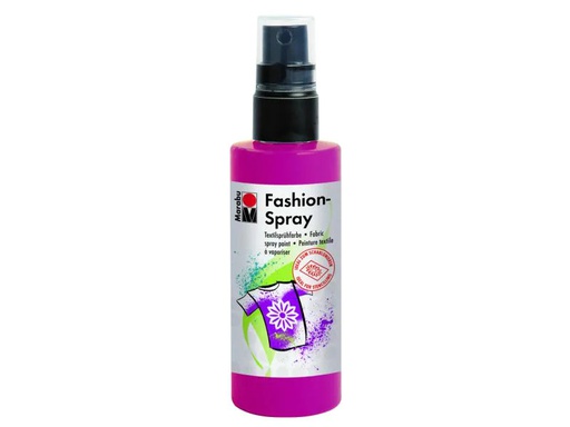 [90037854 555482] Marabu Textilfarbe Fashion Spray 100 ml, Fuchsia