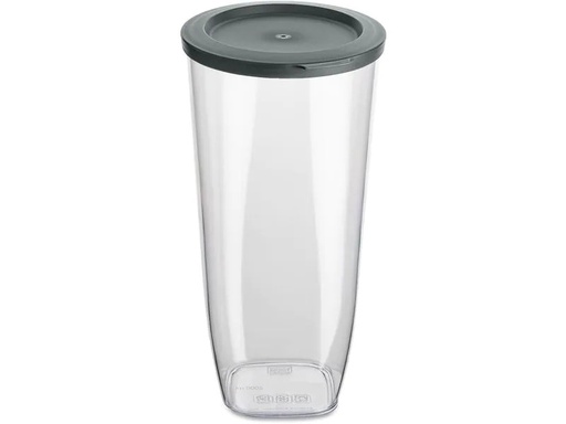 [90228253 1350300] Koziol Vorratsdose Connect Dry L 2 l, Dunkelgrau/Grau