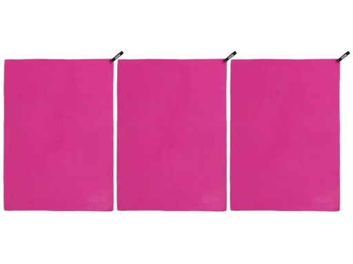 [90228344 1281876] KOOR Badetuch Silva Magenta 3er-Pack M 65 x 90 cm