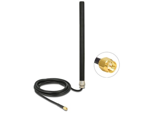[90037910 695815] Delock LTE-Antenne SMA SMA 3 dBi Rundstrahl