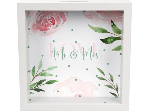[90037932 1209063] Goldbuch Spardose Mr. &amp; Mrs. 18 x 18 cm