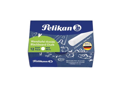 [90037951 1166380] Pelikan Wandtafelkreide 755/12, 12-teilig, Weiss