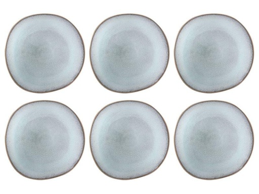 [90037977 1097825] Villeroy &amp; Boch Speiseteller Lave 6 Stück, Blau/Türkis