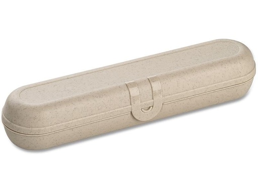 [90228538 1350345] Koziol Besteck-Set Etui Klikk 1-teilig, Sand/Gelb