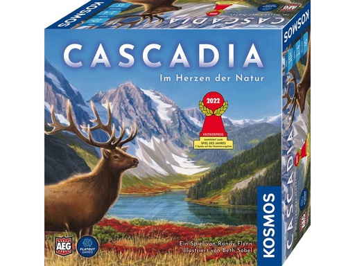 [90228710 1341958] Kosmos Familienspiel Cascadia – Im Herzen der Natur