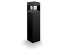 Philips Sockelleuchte Parterre 8 W, 800 lm, 2700 K, 40 cm, Schwarz