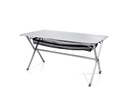 Campart Campingtisch Michigan mit rollbarer Tischplatte, 140 x 70 cm