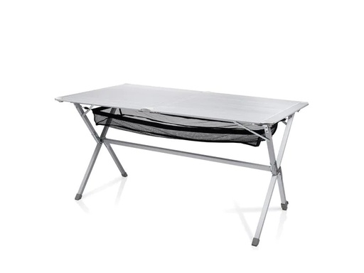 [90228879 1356463] Campart Campingtisch Michigan mit rollbarer Tischplatte, 140 x 70 cm