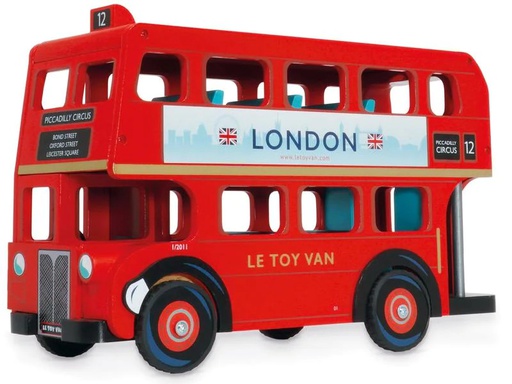 [90228886 1347889] LE TOY VAN Spielzeugfahrzeug London Bus