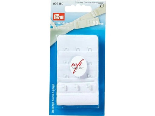 [90038034 1088138] Prym BH-Verlängerung 50 mm, zum Einhaken, Weiss