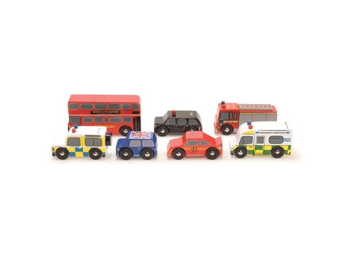 [90229033 1347926] LE TOY VAN Spielzeugfahrzeug London Car Set