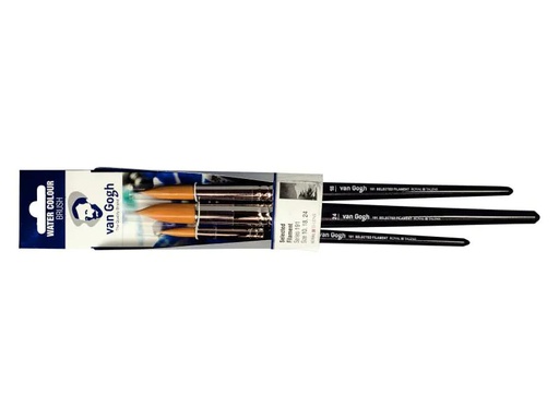 [90038090 995800] Van Gogh Aquarellpinsel Series 191 Aquarell, 3 Stück