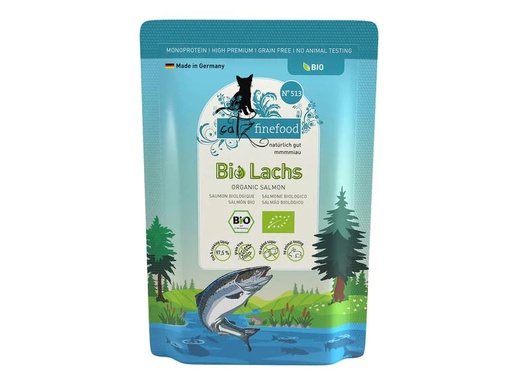 [90229210 1293251] catz finefood Nassfutter Bio No.513 Lachs, 85 g
