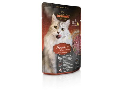 [90229224 1294500] Leonardo Cat Food Nassfutter Fasan &amp; Cranberries, 85 g