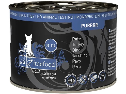 [90229228 1293306] catz finefood Nassfutter Purrrr No.117 Truthahn, 200 g