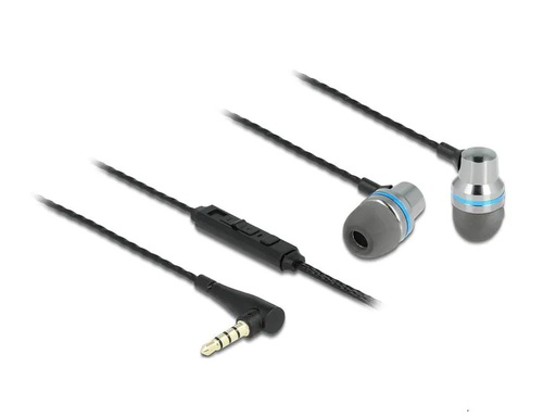 [90229283 1358790] Delock In-Ear-Kopfhörer für Smartphones und Tablets Grau