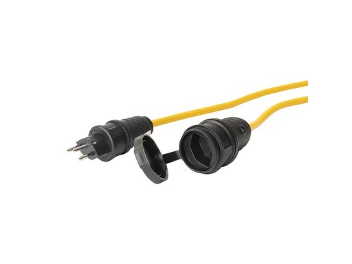 [90229304 1335643] STEFFEN Verlängerungskabel Bauflex T12 - T13, Gelb 20 m