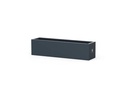 Herstera Pflanzentopf Metal Planter Balcony, Anthrazit