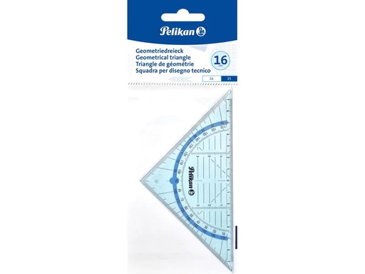 [90229586 1301692] Pelikan Geodreieck 16 cm, Blau