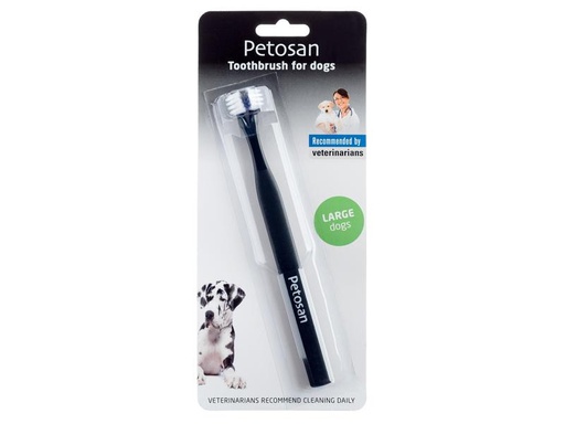 [90229705 1360666] Petosan Hunde-Zahnbürste für Hunde, L