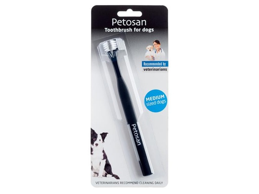 [90229715 1360665] Petosan Hunde-Zahnbürste für Hunde, M