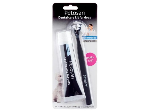 [90229724 1360670] Petosan Zahnreinigung Dental Kit Zahnpasta &amp; Bürste, S