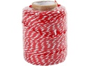 Creativ Company Kordelband Baumwolle Rot/Weiss, 50 m