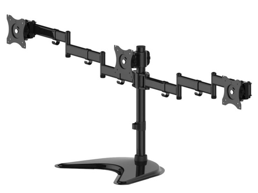 [90038267 869495] Multibrackets Monitor-Standfuss Basic Triple bis 8 kg – Schwarz