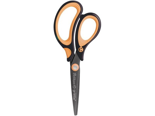 [90229810 1301748] Pelikan Schere Griffix 15 cm Linkshänder, Neon Black
