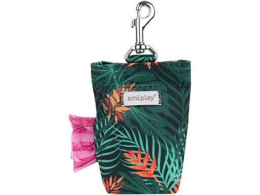 [90230047 1359330] amiplay Beutelspender Be Happy Jungle, 6 x 2 x 11 cm