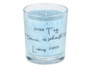 Herzog Kerzen AG Kerze im Glas Kristallo Pastellblau, 11 x 9.5 cm