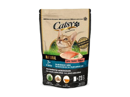[90230388 1356643] Catsy Trockenfutter 7+ Cat Salmon, 1 kg