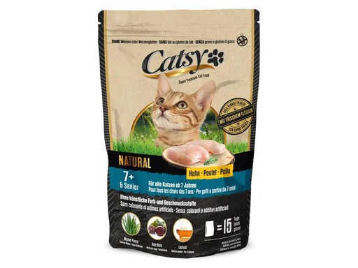 [90230389 1356642] Catsy Trockenfutter 7+ Cat Chicken, 1 kg