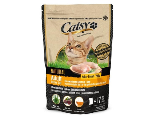 [90230390 1356644] Catsy Trockenfutter Adult Active Cat Chicken, 1 kg