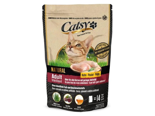 [90230392 1356646] Catsy Trockenfutter Adult &amp; Sterilised Cat Chicken, 1 kg